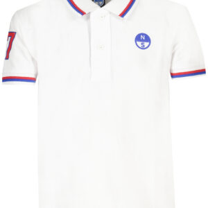 NORTH SAILS POLO MANICHE CORTE BAMBINO BIANCO