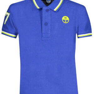 NORTH SAILS POLO MANICHE CORTE BAMBINO BLU