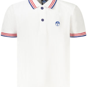 NORTH SAILS POLO MANICHE CORTE BAMBINO BIANCO