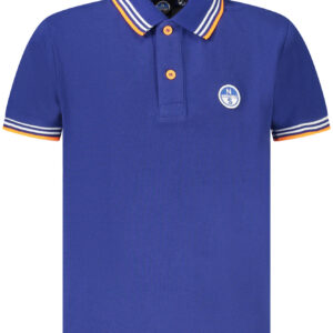 NORTH SAILS POLO MANICHE CORTE BAMBINO BLU