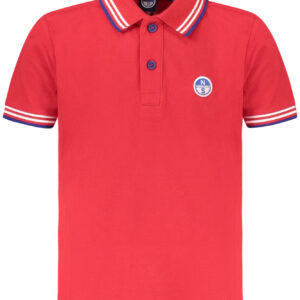 NORTH SAILS POLO MANICHE CORTE BAMBINO ROSSO