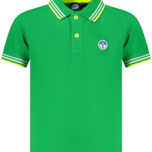 NORTH SAILS POLO MANICHE CORTE BAMBINO VERDE