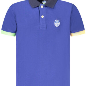 NORTH SAILS POLO MANICHE CORTE BAMBINO BLU