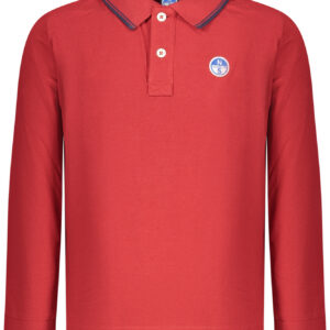 NORTH SAILS POLO MANICHE LUNGHE BAMBINO ROSSO