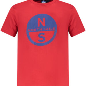 NORTH SAILS T-SHIRT MANICHE CORTE BAMBINO ROSSO