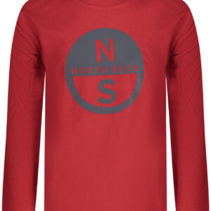 NORTH SAILS T-SHIRT MANICHE LUNGHE BAMBINO ROSSO