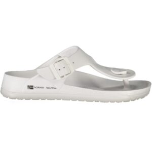 NORWAY 1963 CALZATURA CIABATTA DONNA BIANCO