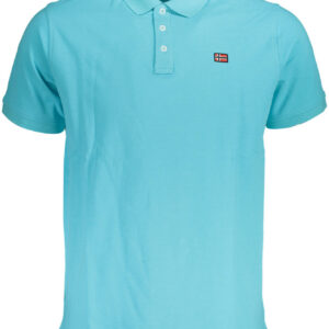 NORWAY 1963 POLO MANICHE CORTE UOMO AZZURRO