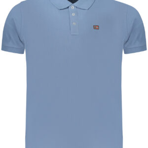 NORWAY 1963 POLO MANICHE CORTE UOMO AZZURRO