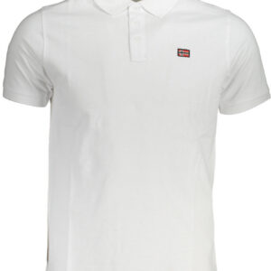 NORWAY 1963 POLO MANICHE CORTE UOMO BIANCO