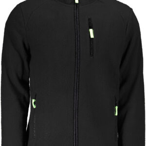 NORWAY 1963 FELPA CON ZIP UOMO NERO
