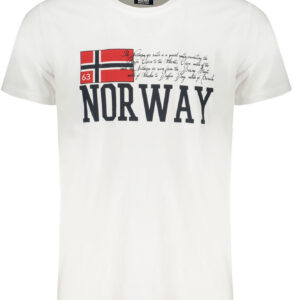 NORWAY 1963 T-SHIRT MANICHE CORTE UOMO BIANCO