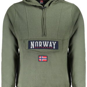 NORWAY 1963 FELPA SENZA ZIP UOMO VERDE
