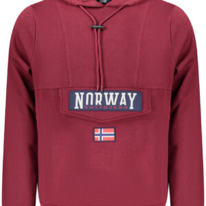 NORWAY 1963 FELPA SENZA ZIP UOMO VIOLA