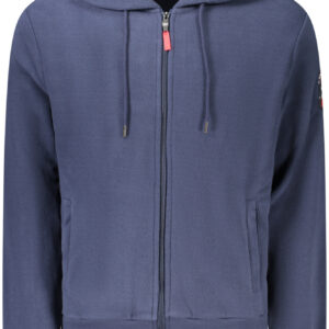 NORWAY 1963 FELPA CON ZIP UOMO BLU