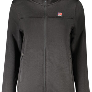 NORWAY 1963 FELPA CON ZIP DONNA NERO