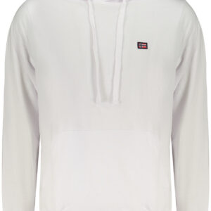 NORWAY 1963 FELPA SENZA ZIP UOMO BIANCO