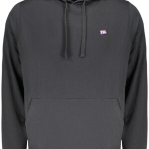 NORWAY 1963 FELPA SENZA ZIP UOMO NERO