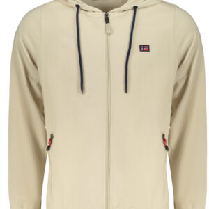 NORWAY 1963 FELPA CON ZIP UOMO BEIGE