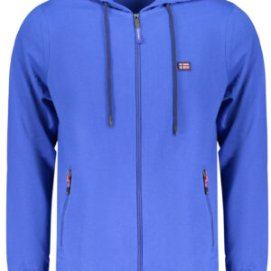 NORWAY 1963 FELPA CON ZIP UOMO BLU