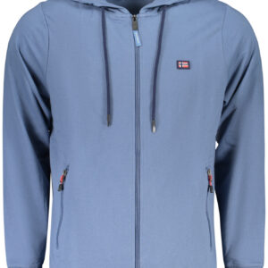 NORWAY 1963 FELPA CON ZIP UOMO BLU
