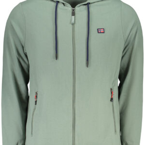 NORWAY 1963 FELPA CON ZIP UOMO VERDE