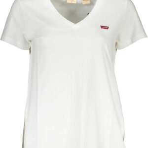 LEVI'S T-SHIRT MANICHE CORTE DONNA BIANCO