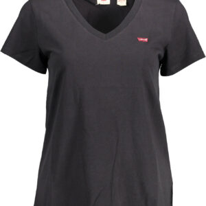 LEVI'S T-SHIRT MANICHE CORTE DONNA NERO