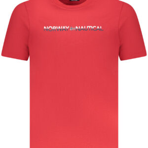 NORWAY 1963 T-SHIRT MANICHE CORTE UOMO ROSSO