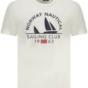 NORWAY 1963 T-SHIRT MANICHE CORTE UOMO BIANCO