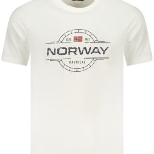 NORWAY 1963 T-SHIRT MANICHE CORTE UOMO BIANCO