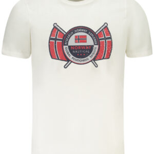 NORWAY 1963 T-SHIRT MANICHE CORTE UOMO BIANCO