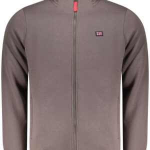 NORWAY 1963 FELPA CON ZIP UOMO MARRONE