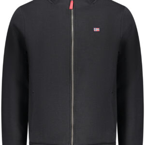 NORWAY 1963 FELPA CON ZIP UOMO NERO