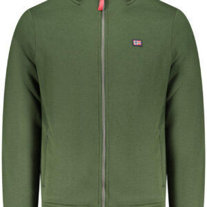 NORWAY 1963 FELPA CON ZIP UOMO VERDE