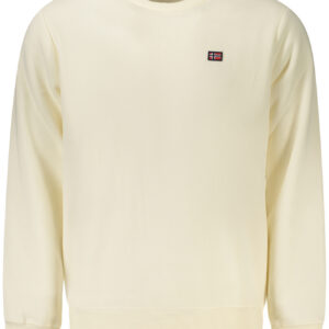 NORWAY 1963 FELPA SENZA ZIP UOMO BIANCO