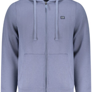 NORWAY 1963 FELPA CON ZIP UOMO BLU