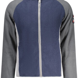 NORWAY 1963 FELPA CON ZIP UOMO BLU