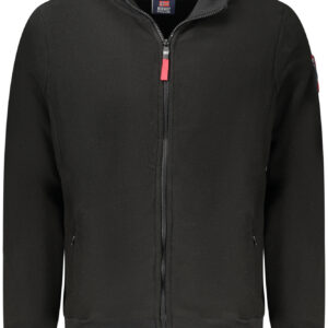NORWAY 1963 FELPA CON ZIP UOMO NERO