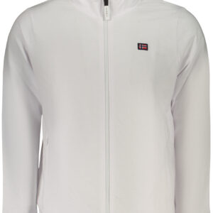NORWAY 1963 FELPA CON ZIP UOMO BIANCO
