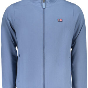 NORWAY 1963 FELPA CON ZIP UOMO BLU