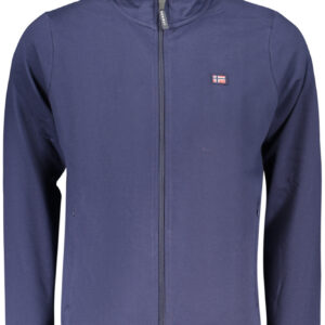 NORWAY 1963 FELPA CON ZIP UOMO BLU