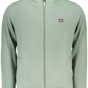 NORWAY 1963 FELPA CON ZIP UOMO VERDE