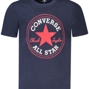 CONVERSE T-SHIRT MANICHE CORTE BAMBINO BLU