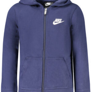 NIKE FELPA CON ZIP BAMBINO BLU