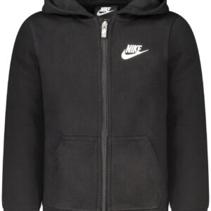 NIKE FELPA CON ZIP BAMBINO NERO