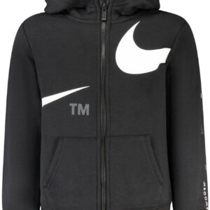 NIKE FELPA CON ZIP BAMBINO NERO