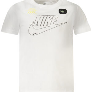NIKE T-SHIRT MANICHE CORTE BAMBINO BIANCO