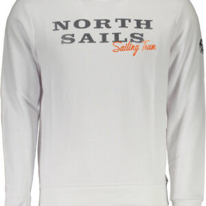 NORTH SAILS FELPA SENZA ZIP UOMO BIANCO