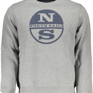 NORTH SAILS FELPA SENZA ZIP UOMO GRIGIO